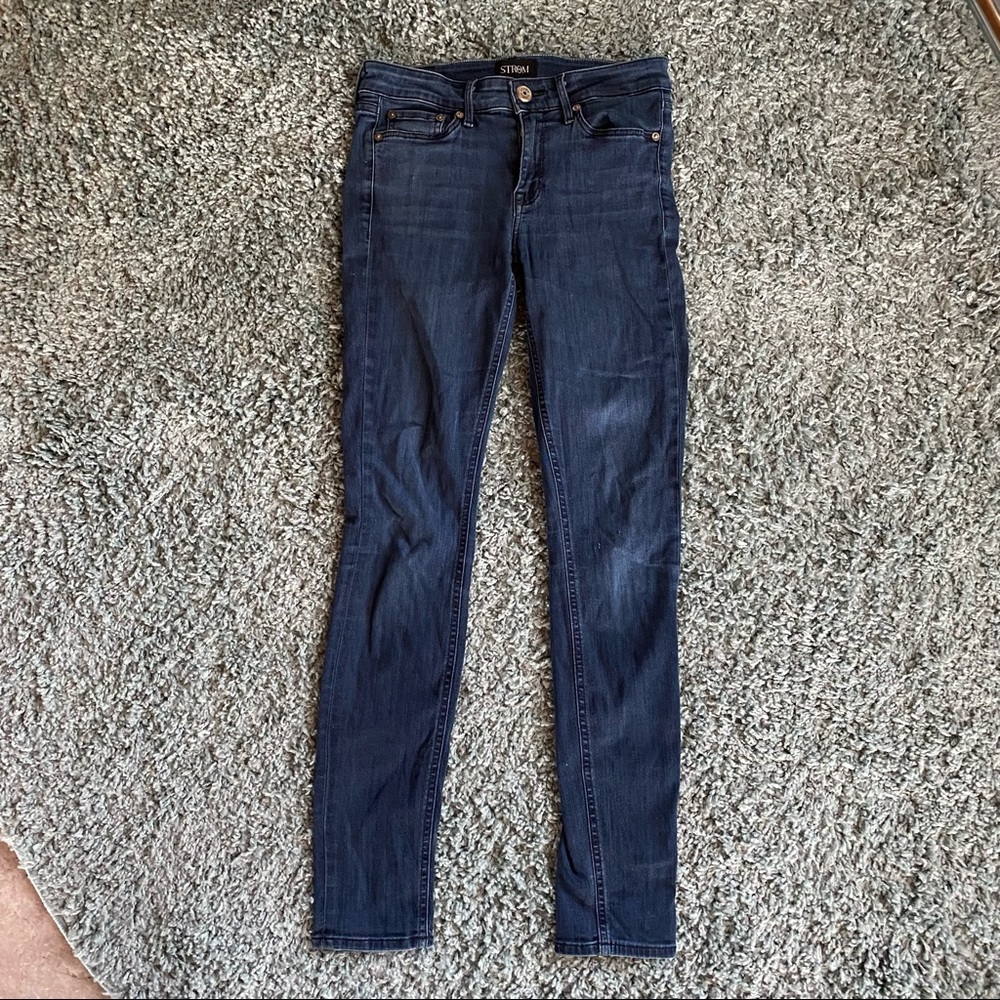 STROM - Sz 26 - Tio Skinny Ankle Jeans - Wash: Moon - Dark Denim